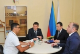   Octavian Bodișteanu, în vizită oficială la Baku, în scopul intensificării relaţiilor bilaterale în domeniul tineretului şi sportului